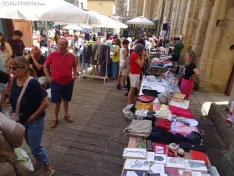 Una imagen del mercadillo al mediodía. /PC