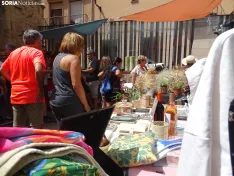 Una imagen del mercadillo al mediodía. /PC