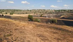 Una imagen del incendio en la zona de Carrascosa de Abajo. /SN
