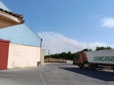 La nube de humo vista desde Berlanga de Duero.