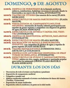 Foto 3 - Berlanga de Duero viajar&aacute; a la Edad Media con la celebraci&oacute;n de la XXV edici&oacute;n de su Mercado Medieval
