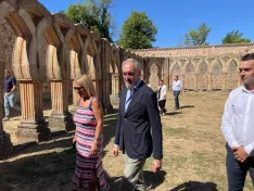 Primera visita institucional del consejero de Cultura, Alberto Díaz Pico. | SN