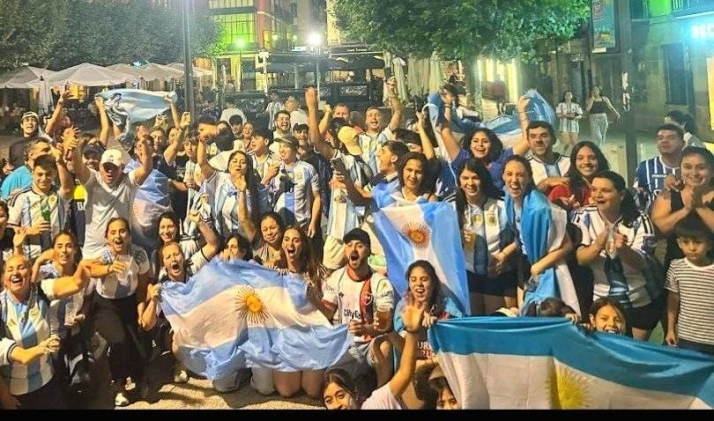 El rival en casa: Así preparan los argentinos que viven en Soria la final del Mundial