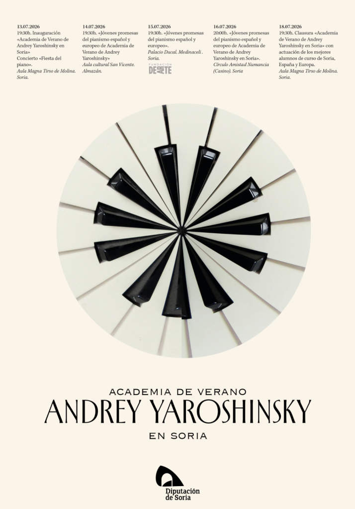 Diputación incorpora la Academia de Andrey Yaroshinsky a su programación cultural con cinco conciertos gratuitos