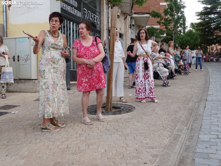 Una imagen de la procesión hoy en Soria. /PC