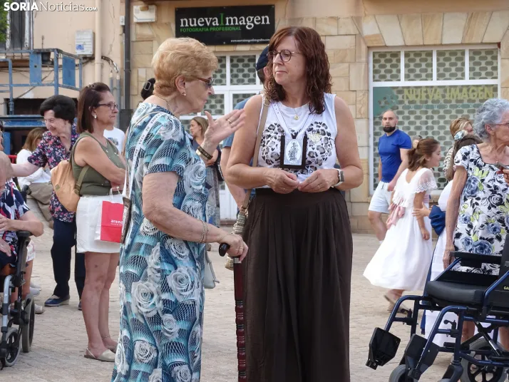 Una imagen de la procesión hoy en Soria. /PC