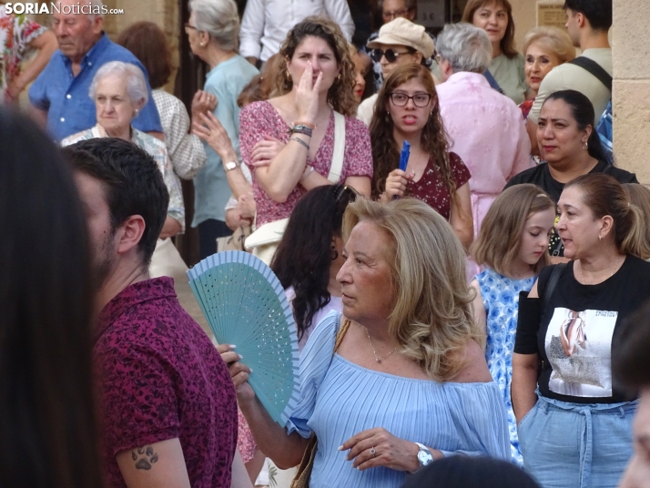 Una imagen de la procesión hoy en Soria. /PC