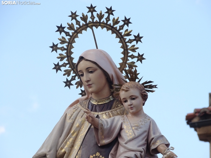 Una imagen de la procesión hoy en Soria. /PC
