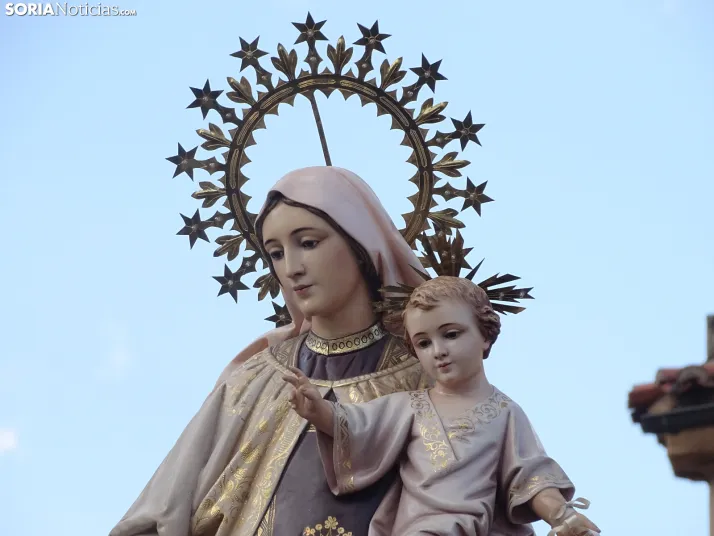Una imagen de la procesión hoy en Soria. /PC
