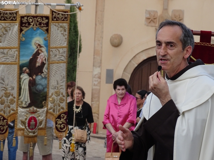Una imagen de la procesión hoy en Soria. /PC