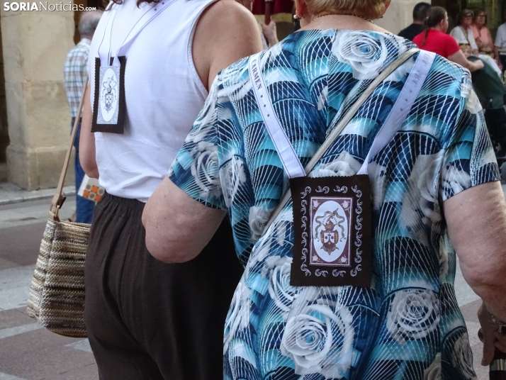 Una imagen de la procesión hoy en Soria. /PC