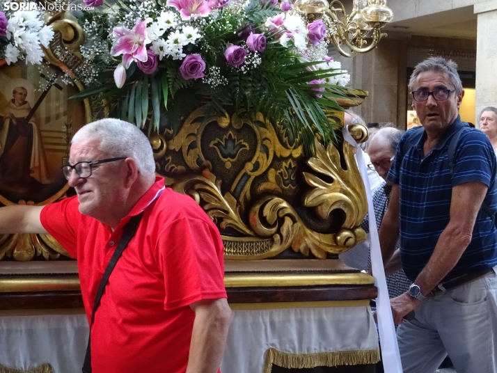 Una imagen de la procesión hoy en Soria. /PC