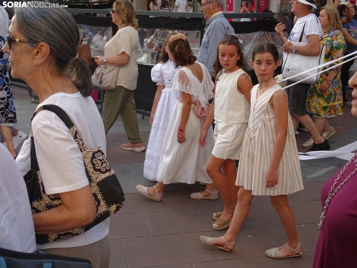 Una imagen de la procesión hoy en Soria. /PC