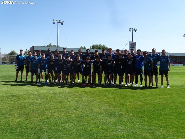 En im&aacute;genes: el nuevo Numancia de Lolo Escobar echa a rodar con el primer entrenamiento de pretemporada