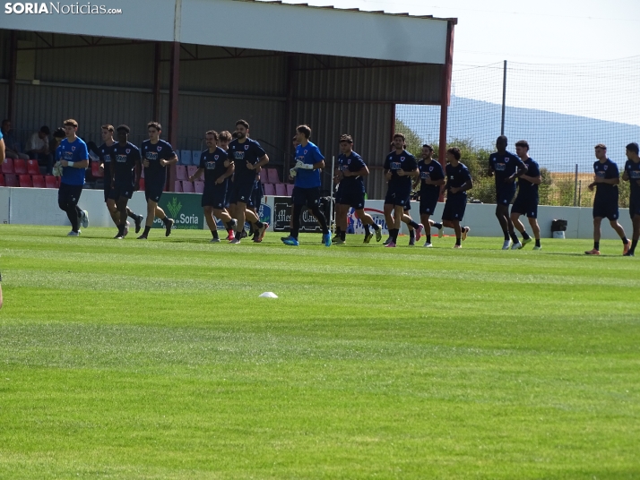 Imagen de esta mañana en la Ciudad Deportiva. /PC