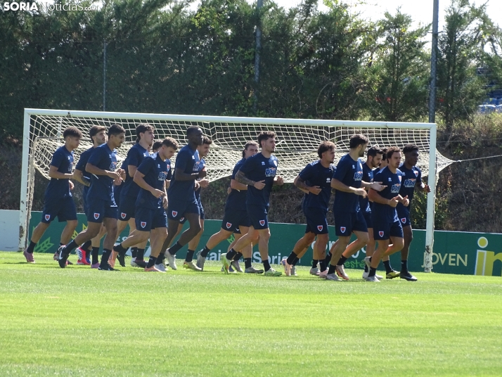 Imagen de esta mañana en la Ciudad Deportiva. /PC