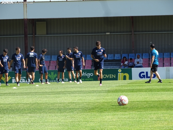 Imagen de esta mañana en la Ciudad Deportiva. /PC