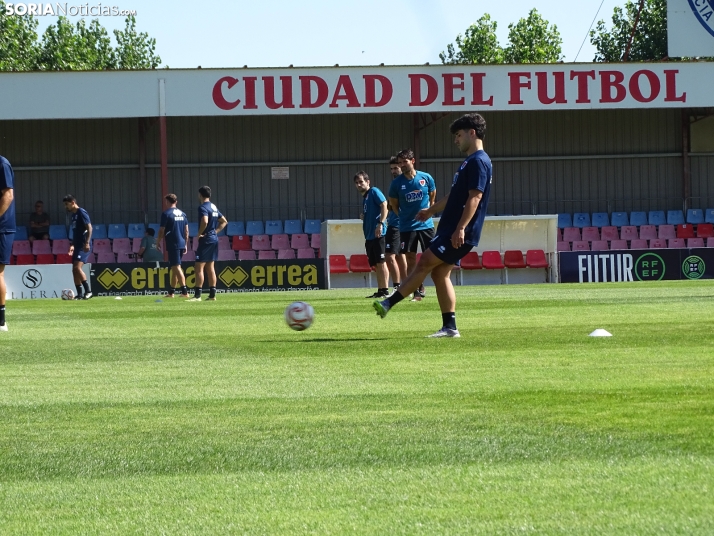Imagen de esta mañana en la Ciudad Deportiva. /PC