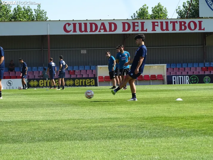 Imagen de esta mañana en la Ciudad Deportiva. /PC