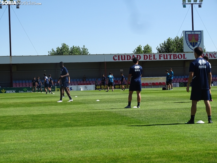 Imagen de esta mañana en la Ciudad Deportiva. /PC