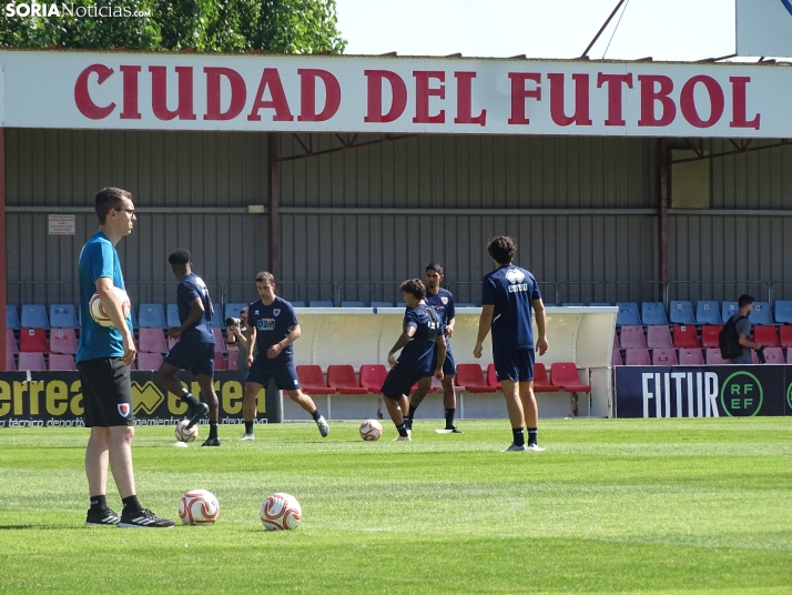 Imagen de esta mañana en la Ciudad Deportiva. /PC