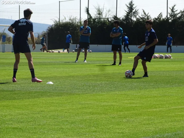 Imagen de esta mañana en la Ciudad Deportiva. /PC