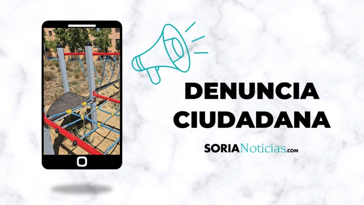 Piedras y maleza: el peligroso estado de una zona de recreo en la capital