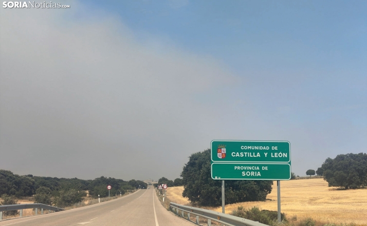 Vecinos de Retortillo denuncian falta de auxilio ante el incendio en Guadalajara