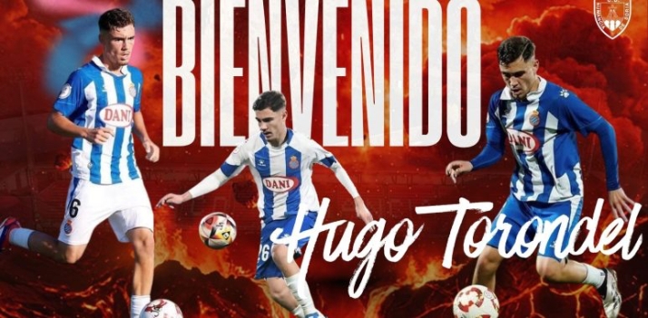 El Numancia ficha al mediapunta Hugo Torondel