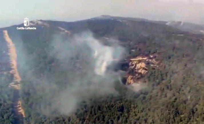 El incendio de Guadalajara lleva a bajar a IGR 0 en Retortillo