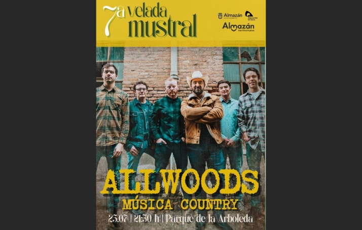 Almazán acoge la VII Velada Mustral con el country de Allwoods