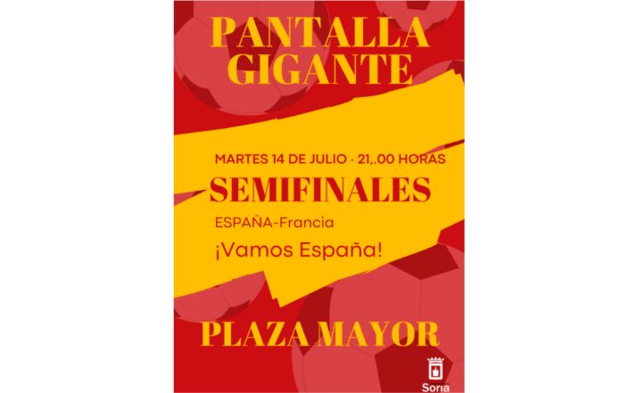 Habrá pantalla gigante en la capital para la semifinal contra Francia