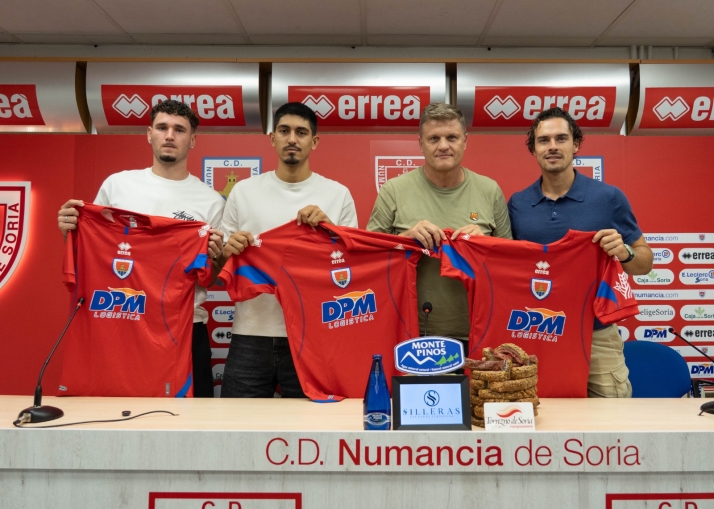 Pelayo, César Moreno y Luis Roldán quieren despertar al gigante dormido del Numancia