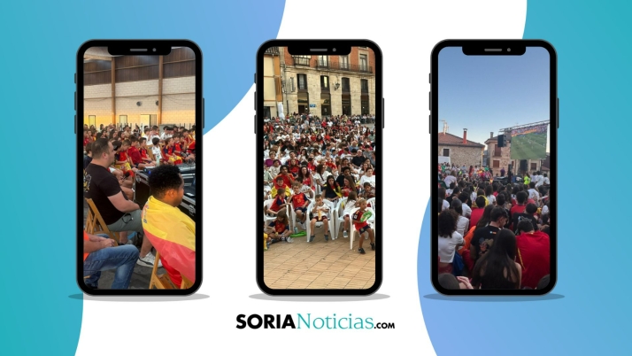 Así han vivido los pueblos de Soria la histórica victoria de España en la final del Mundial