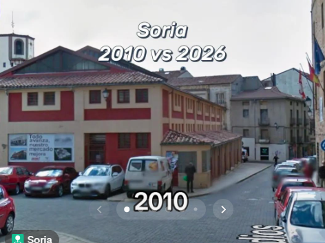 La viral evolución de Soria desde 2010: Así era la ciudad y así es ahora