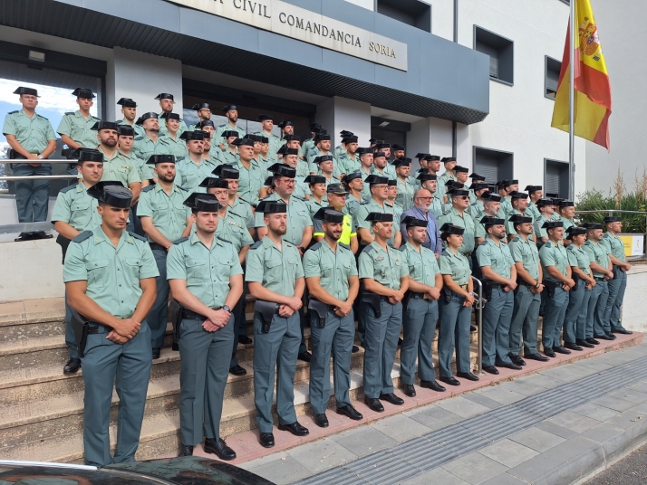  La Guardia Civil incorpora 78 nuevos agentes a la Comandancia de Soria, 64 con su primer destino y 14 en prácticas