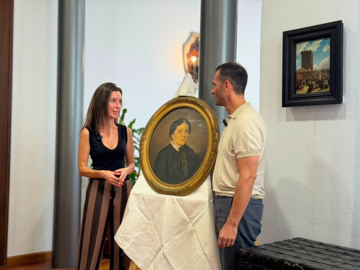 La Diputación incorpora a su colección el retrato de María Antonia Navarro, suegra de Gustavo Adolfo Bécquer