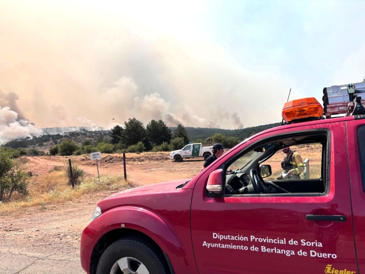 El cambio de la dirección del viento lleva a un nuevo episodio de contaminación por partículas llegadas de los incendios de Guadalajara
