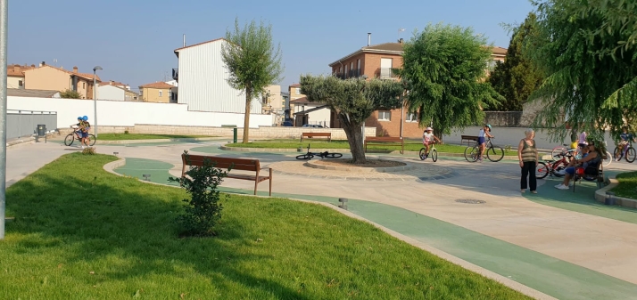 Ólvega renueva el parque Princesa de Asturias con una inversión de más de 158.000 euros