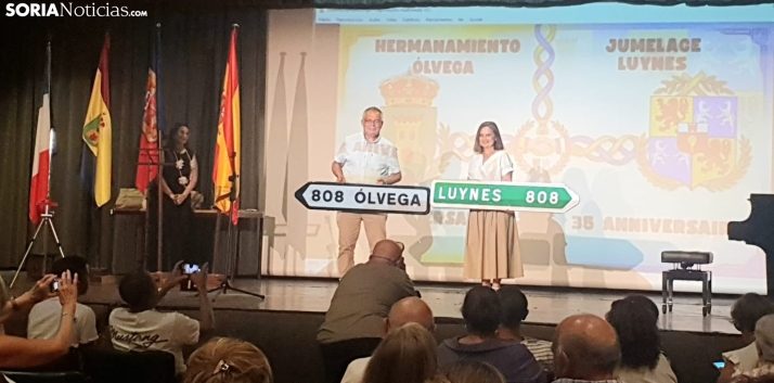 Ólvega celebra 35 años de hermanamiento con Luynes reivindicando la amistad entre sus pueblos
