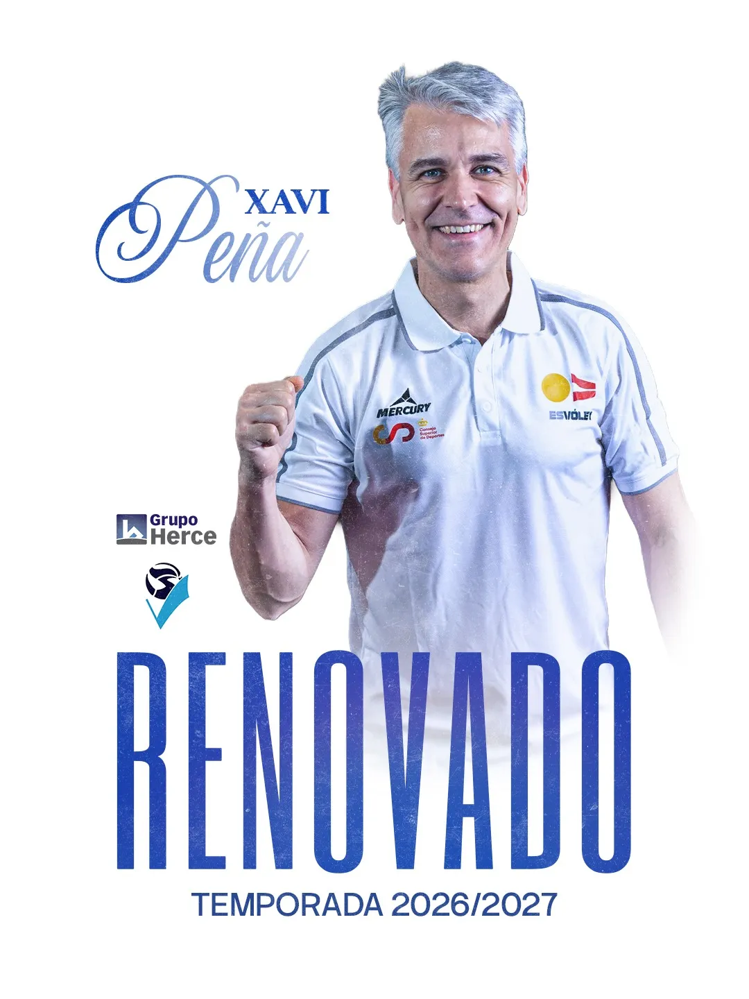 Xavi Peña renueva con el Grupo Herce Soria para la 2026/27