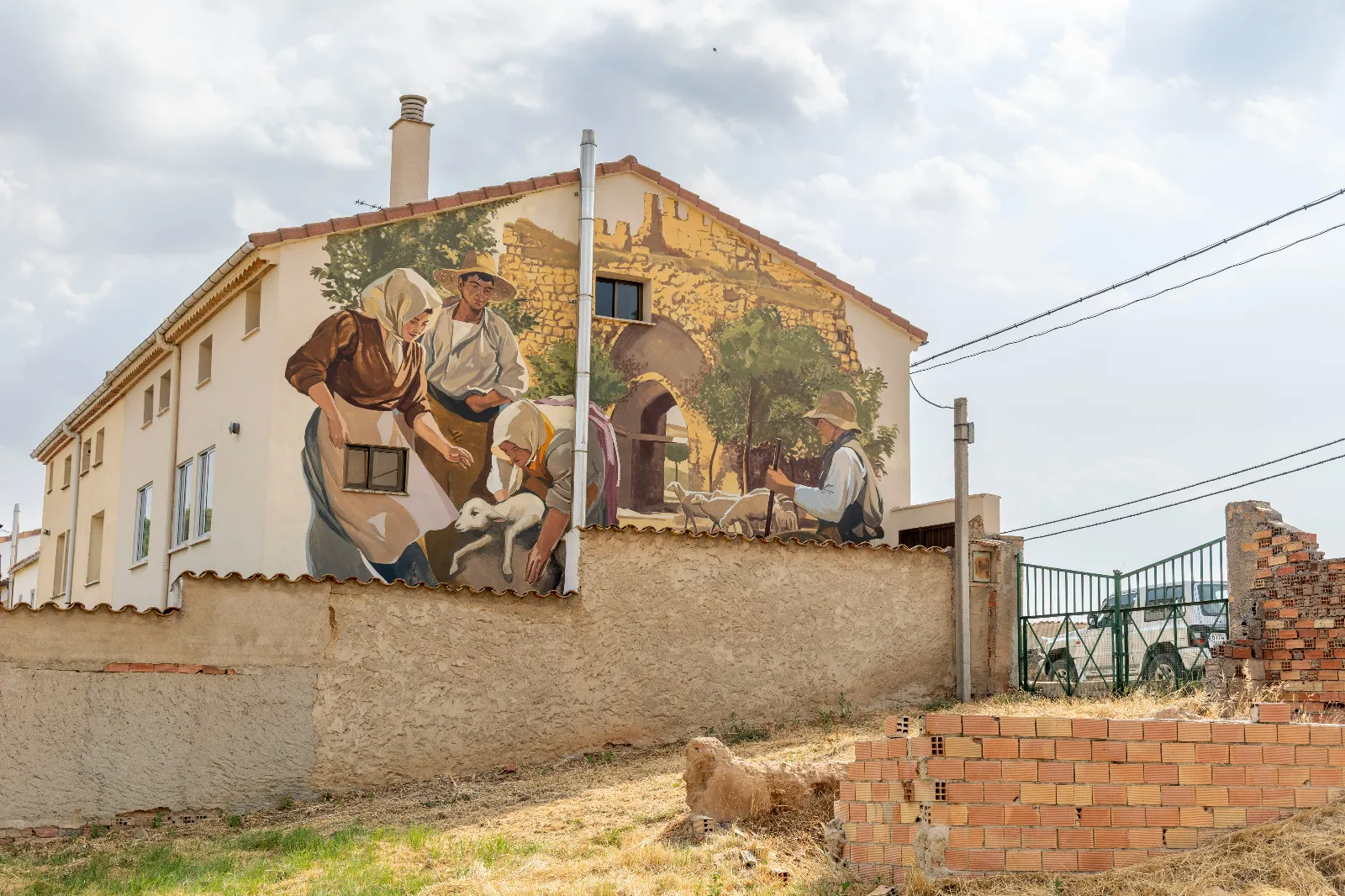 Homenaje a Sorolla: Pastores en la puerta del Mercado de Almazán. / Imagen: Ángel García Ortega – Fotografía