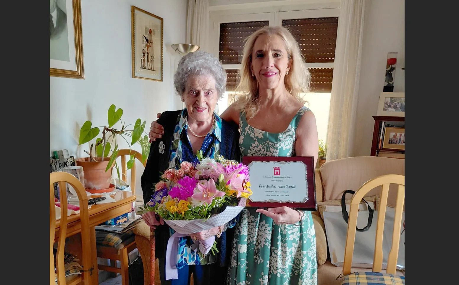 Anselma Valero cumple cien años