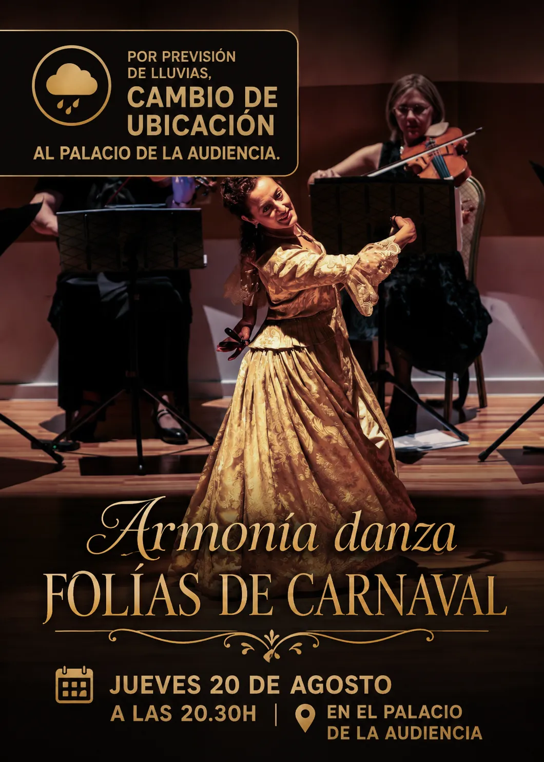 Soria Clásica traslada su concierto de hoy a la Audiencia