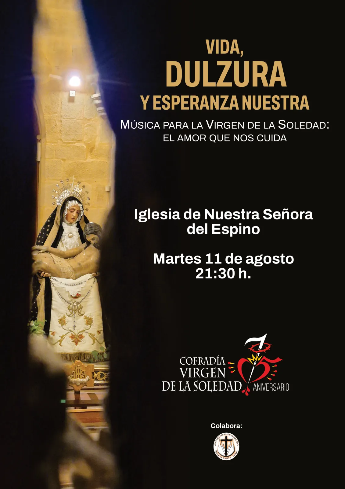 Foto 2 - La Cofrad&iacute;a de la Soledad contin&uacute;a con la celebraci&oacute;n de su 75&ordm; aniversario con el Magn&iacute;ficat