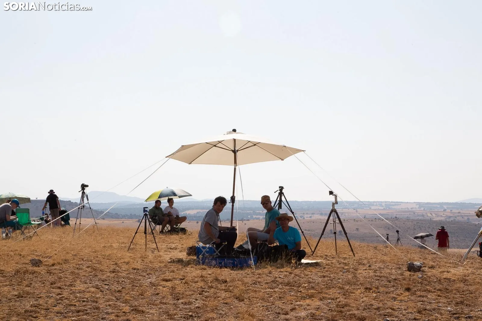 Así está el paraje de 'El Calarizo', en Borobia, horas antes del eclipse  |María Ferrer