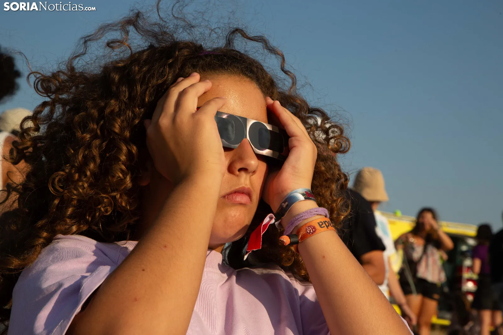 El eclipse encuentra en Borobia uno de sus mejores balcones al cielo