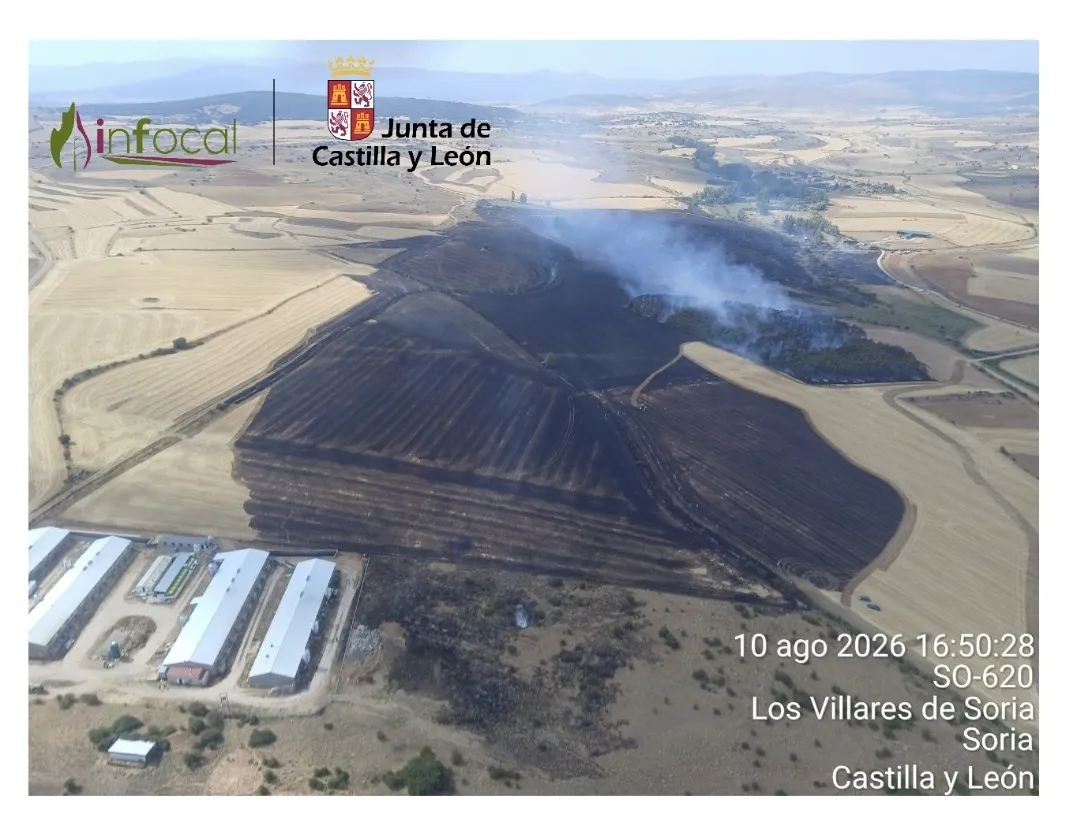 Dos incendios controlados movilizan a los medios de extinción en la provincia
