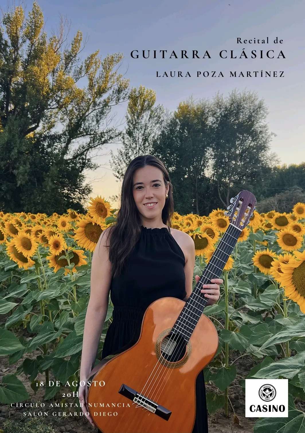 Foto 2 - La guitarrista soriana Laura Poza ofrece un recital gratuito este martes en el Casino