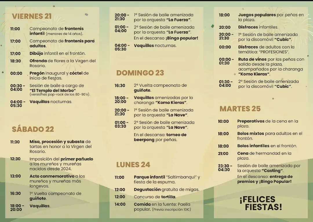Foto 2 - Muro se viste de fiesta: cinco d&iacute;as de m&uacute;sica, vaquillas y tradici&oacute;n
